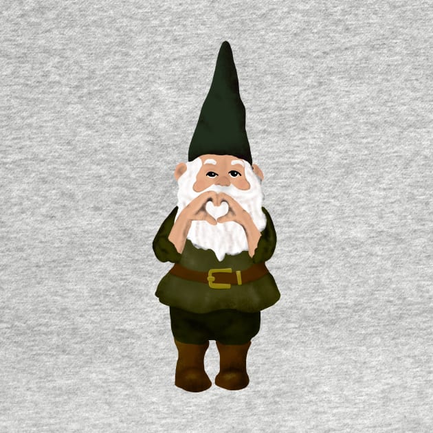 I heart you Gnome by Quick Brown Fox Canada 